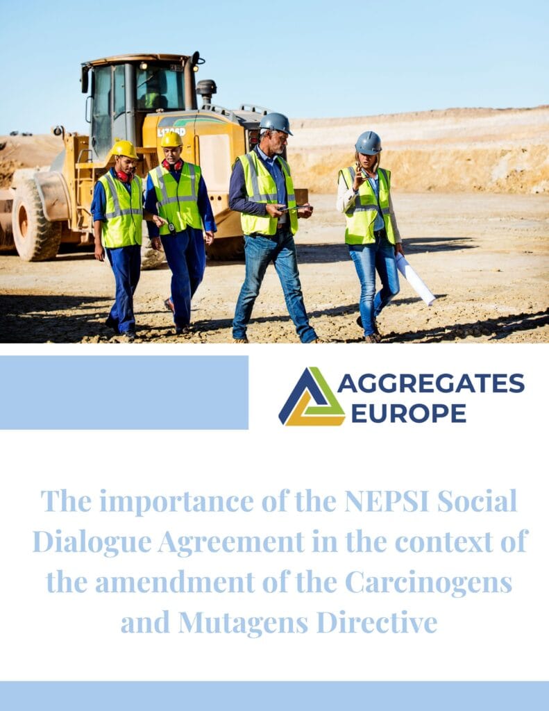 The importance of the NEPSI Social Dialogue Agreement in the context of the amendment of the Carcinogens and Mutagens Directive
