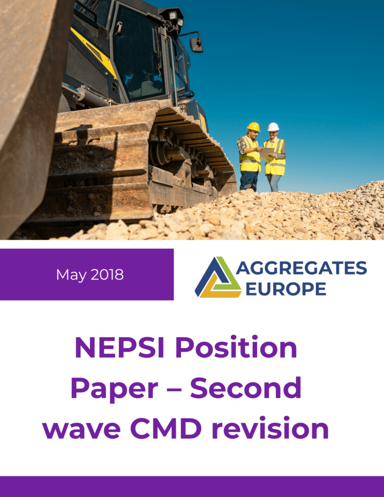 NEPSI Position Paper – Second wave CMD revision