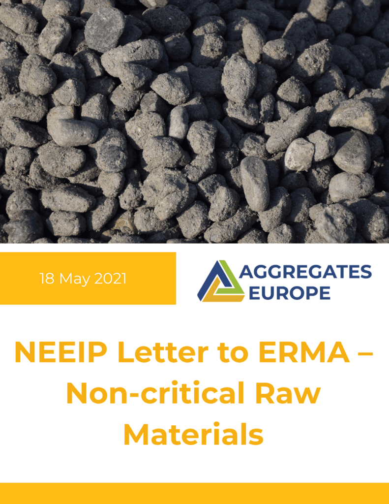 NEEIP Letter to ERMA – Non-critical Raw Materials