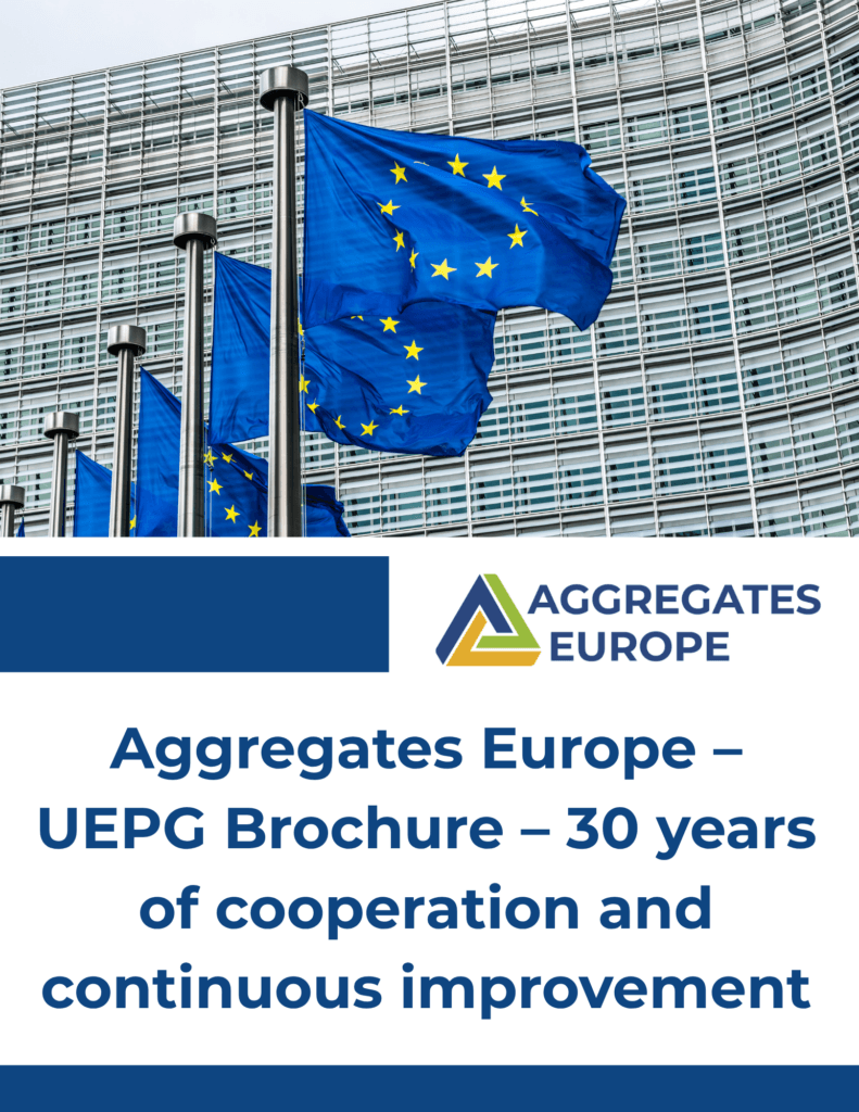 Aggregates Europe – UEPG Brochure – 30 years of cooperation and continuous improvement