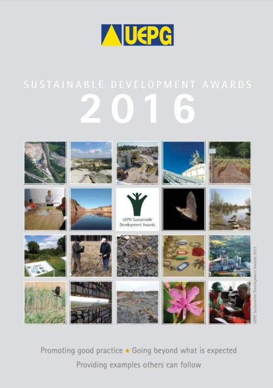 Aggregates Europe – UEPG Sustainable Development Awards 2016