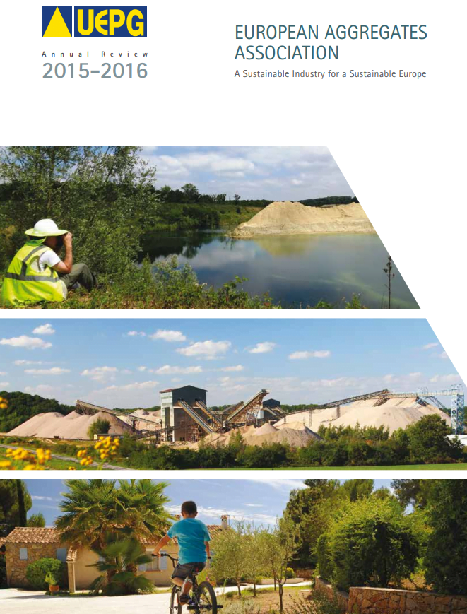 Aggregates Europe – UEPG Annual Review 2015-2016
