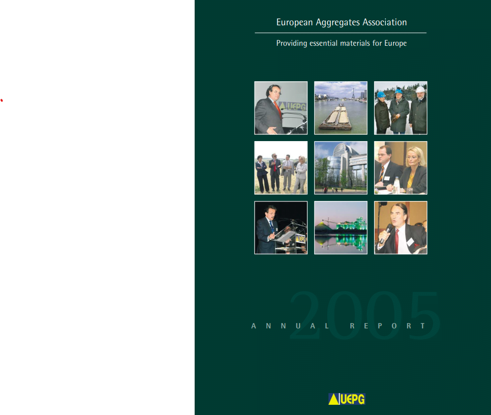 Aggregates Europe – UEPG Annual Report 2005