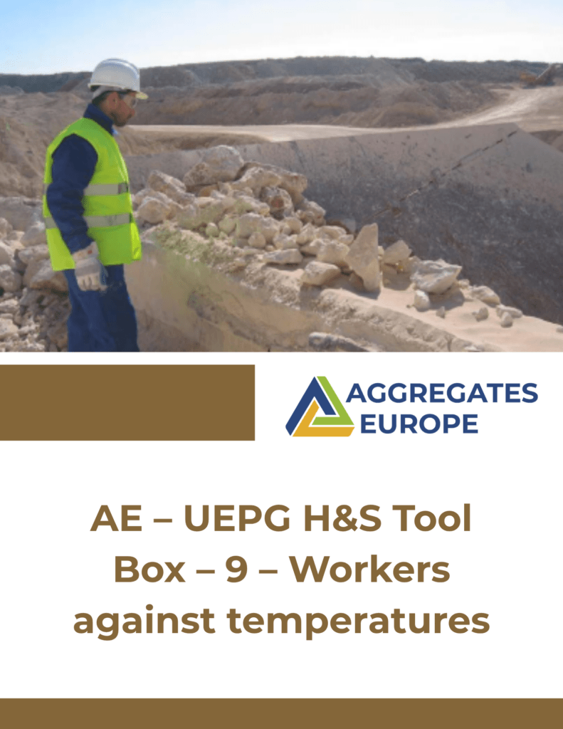 AE – UEPG H&S Tool Box – 9 – Workers against temperatures