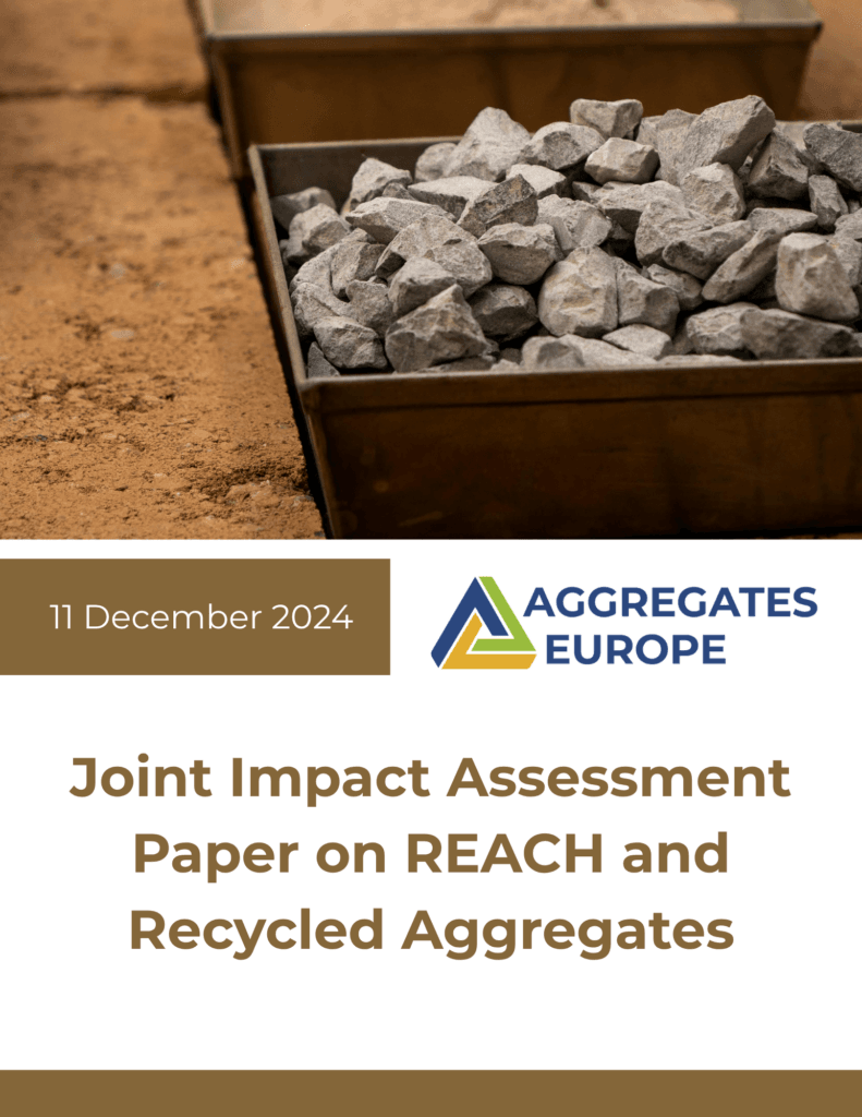 Joint Impact Assessment Paper on REACH and Recycled Aggregates