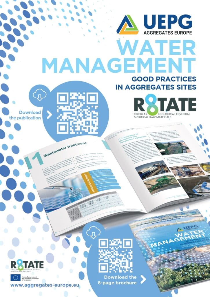 Aggregates Europe – UEPG Guindance on Water Management – Brochure