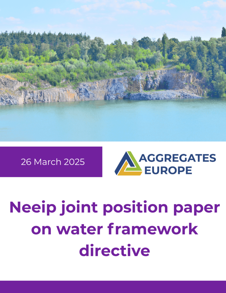 NEEIP Joint Position Paper on Water Framework Directive