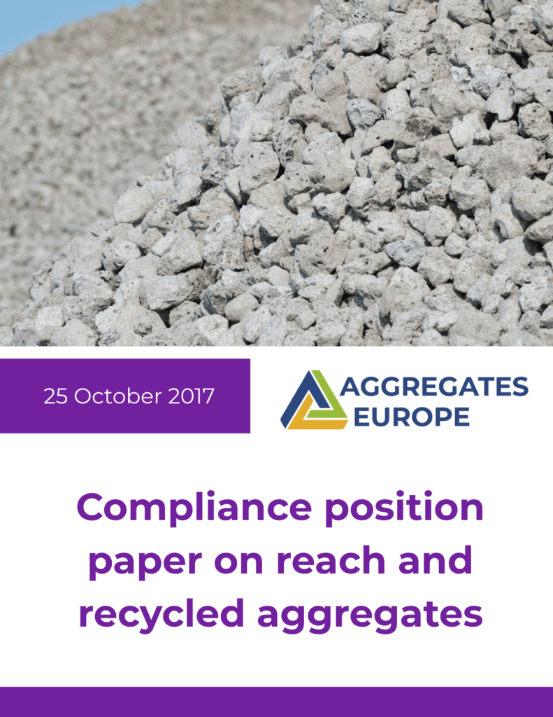 Compliance position paper on REACH and Recovered Aggregates