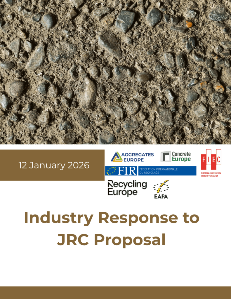 Industry Response to JRC Proposal