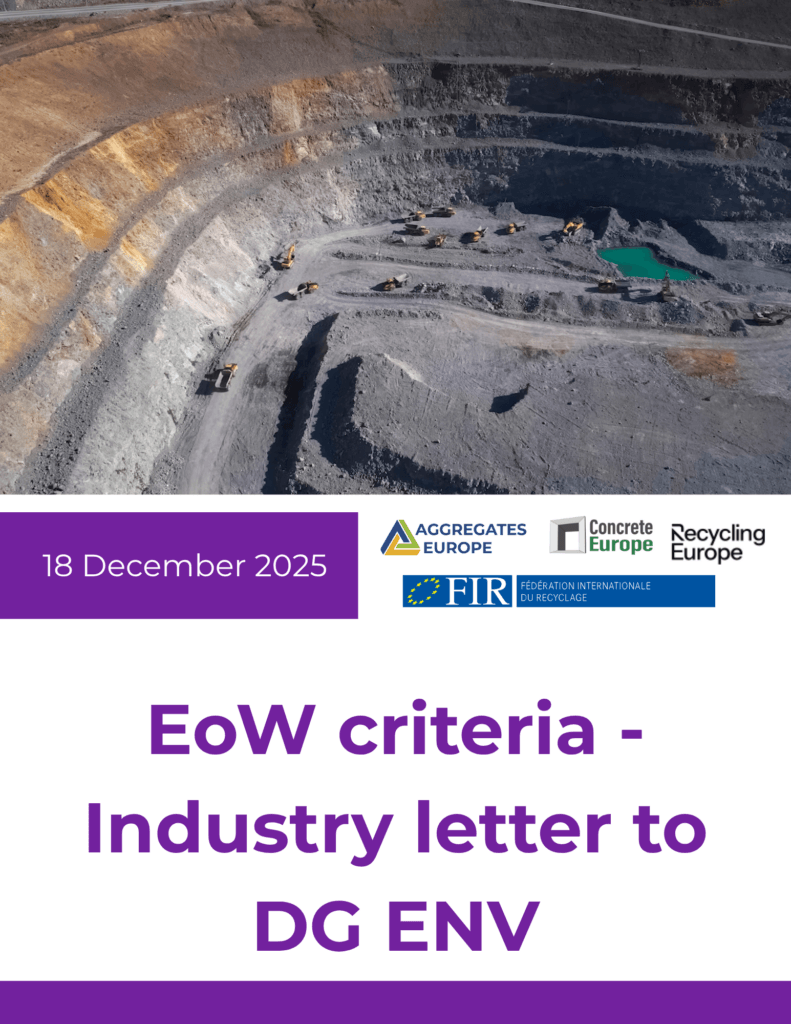 EoW criteria – Industry letter to DG ENV